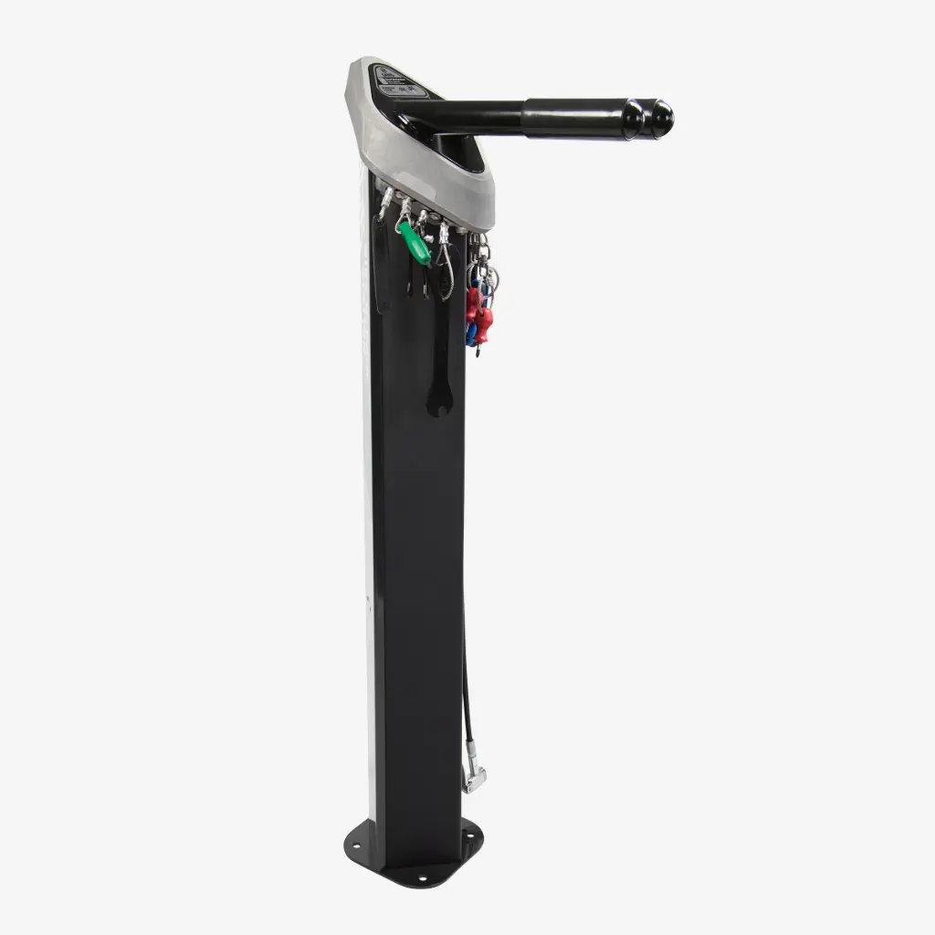 [26347BLK] Cyclohalt Deluxe Bike Repair Station Powder Coated Finish, Black Color [26347BLK] 