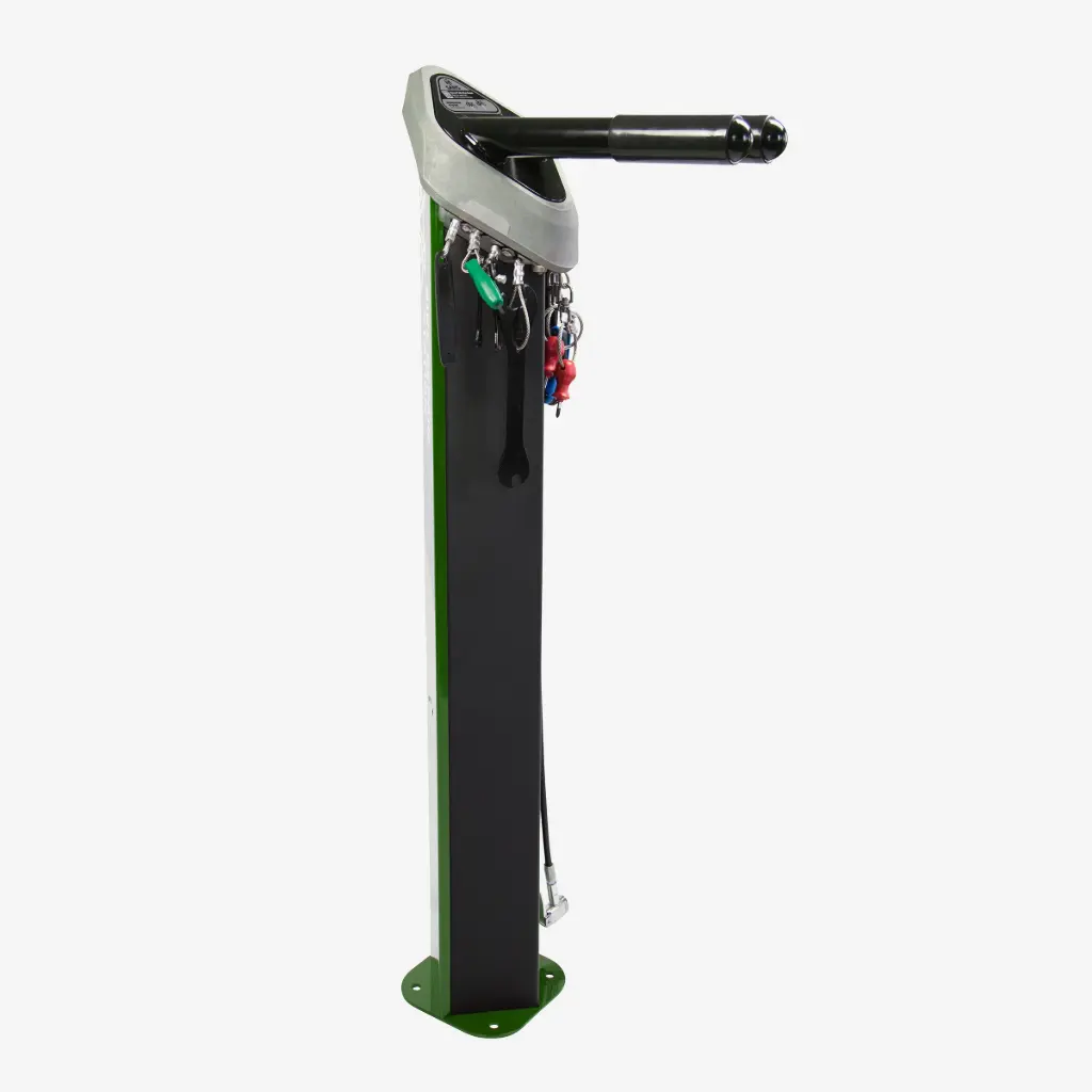 [26347DGRN] Cyclohalt Deluxe Bike Repair Station Powder Coated Finish, Green Color [26347DGRN] 